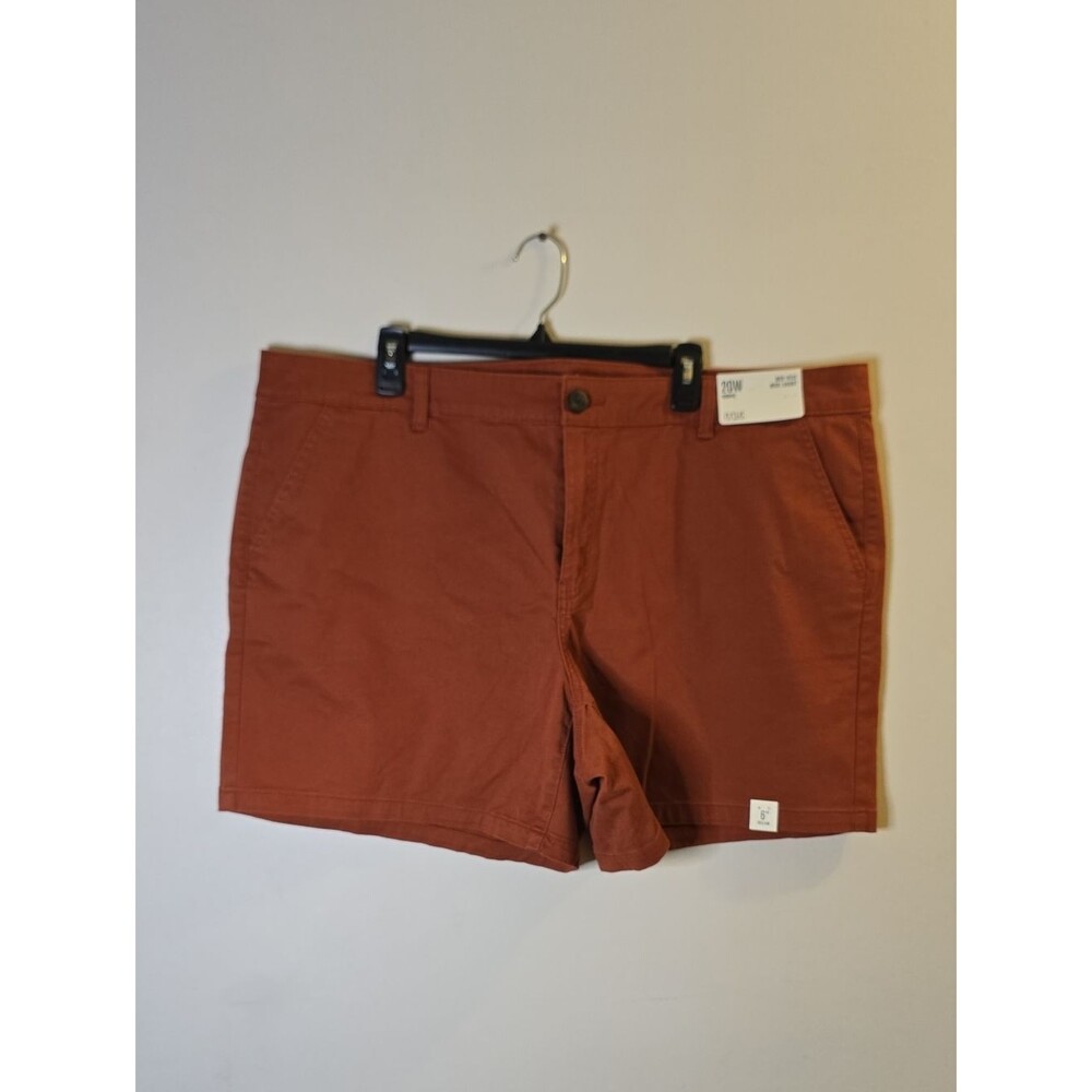 Ana Mid Rise Midi Shorts Chili Oil 20w